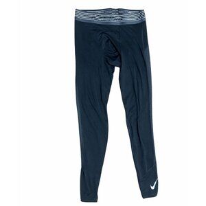Nike Pro Mens Dry-Fit Pants Sz M Black Compression Tights Activewear Training